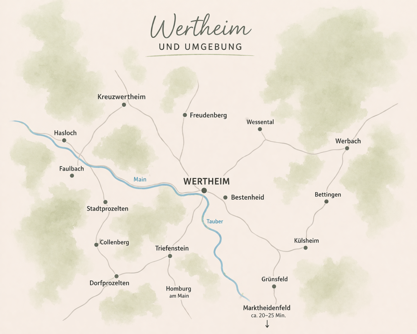 fotograf wertheim Karte von Wertheim und Umgebung mit umliegenden Orten und Flüssen.